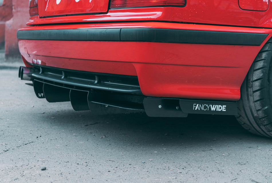 BMW E36 Rear Bumper Diffuser V2