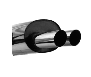 BMW E36 328i COUPE - BASTUCK SPORT AUSPUFF 2 x Ø 76MM