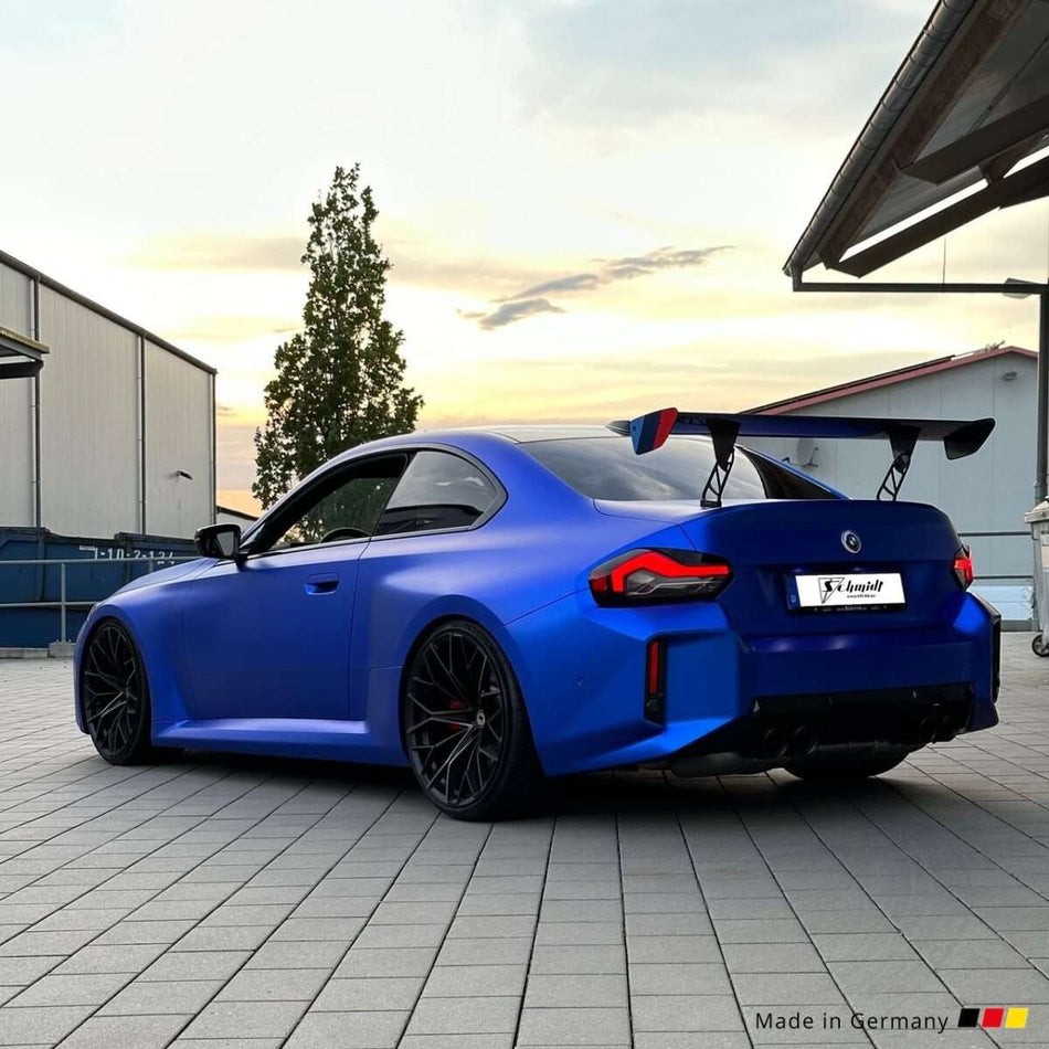 Motorsport Heckflügel Kohlefaser passend für BMW M2 | M3 M4 inkl. GT4 Fahrzeuge