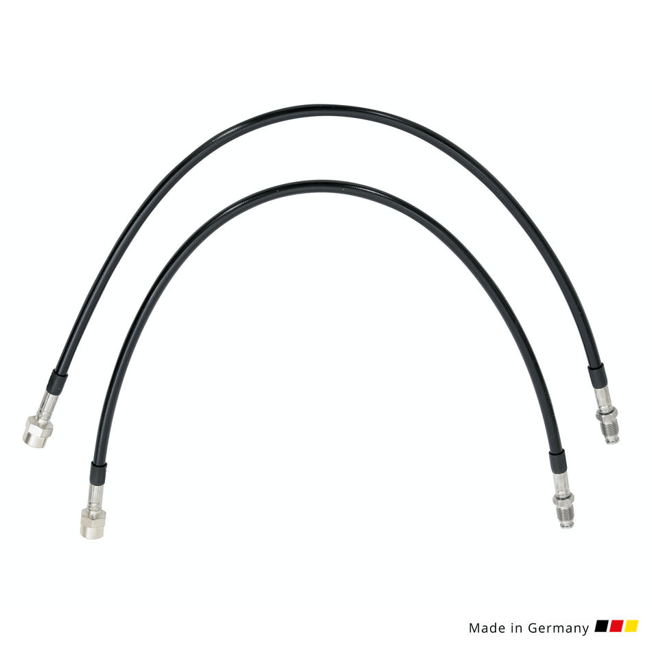 Steel Braided Brake Lines Rear Axle suitable for E46 incl. M3 and CSL BMW