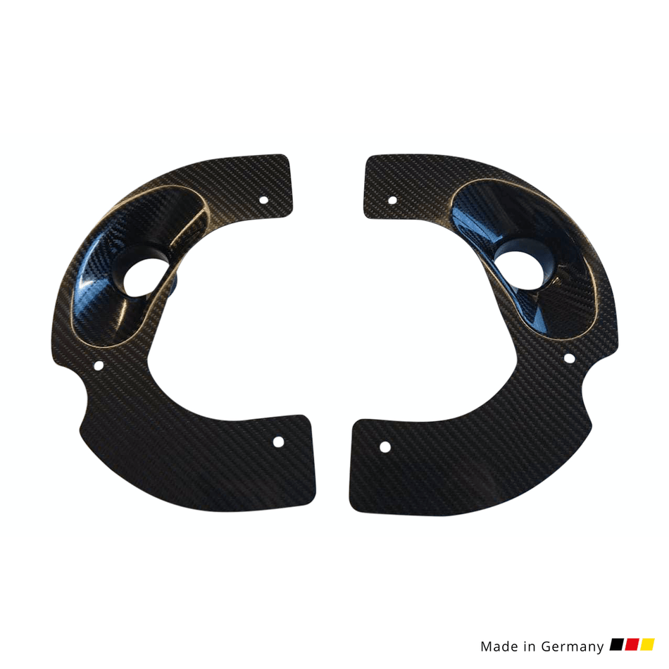 Brake cooling carbon fiber backing plates suitable for E9x E8x BMW