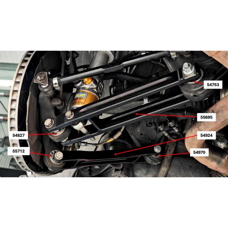 Millway Querlenkerlager Uniball passend für E9x M3 1M E82 | F87 M2(C) | F8x G8x M3 M4 exzentrisch Hinterachse BMW
