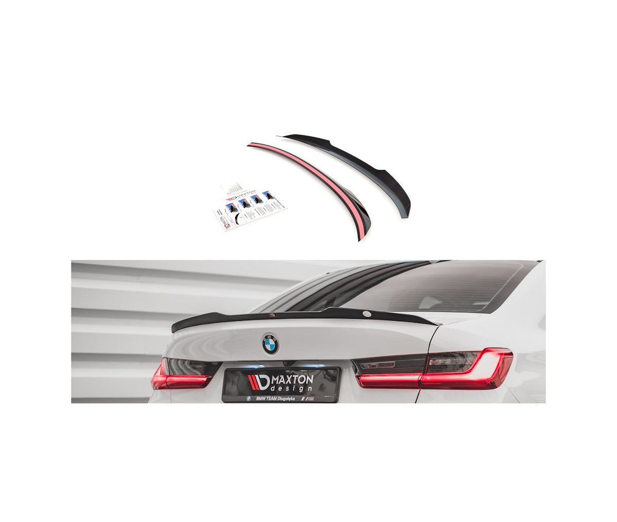 Maxton Design Heckspoilerlippe – BMW G20 Limousine – inkl. CH-Gutachten