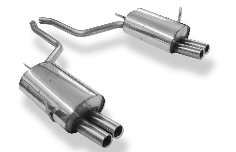 FOX Duplex-Sportauspuff – BMW E38 735i, 2 × 76 mm Typ 13