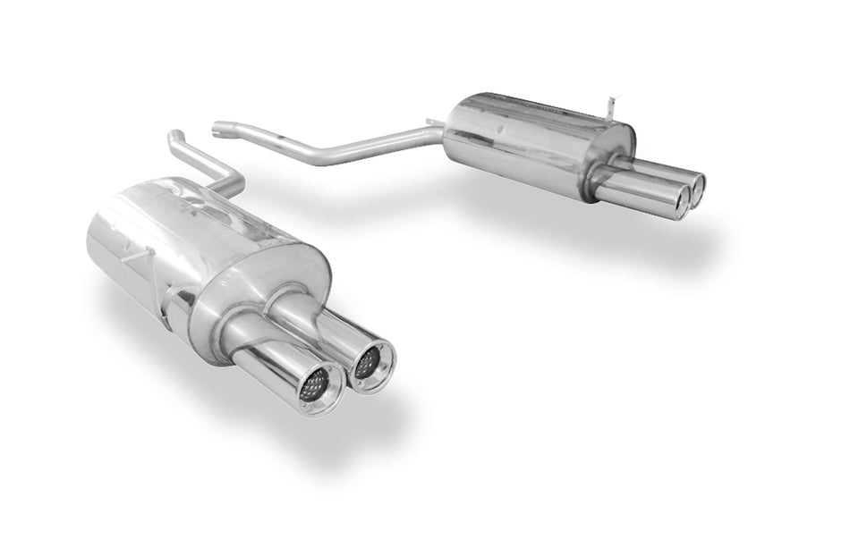 FOX Duplex-Sportauspuff – BMW E38 735i, 2 × 90 mm Typ 13