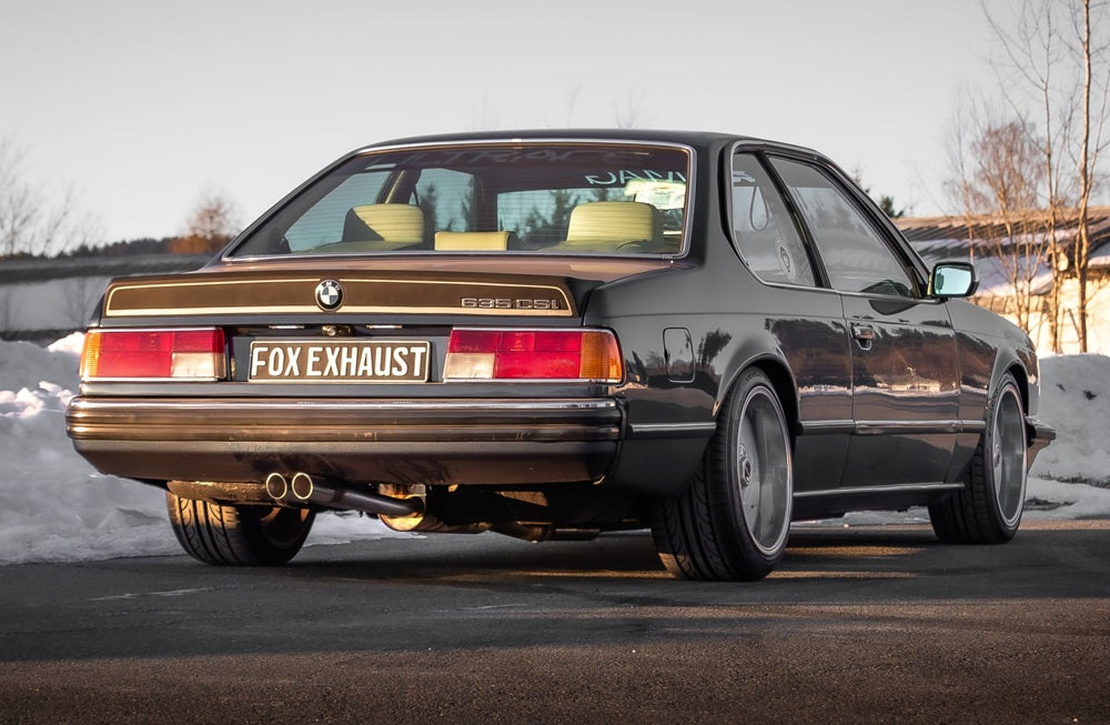 Fox Sportauspuffanlage BMW E24 635CSi – 2 × 63 mm