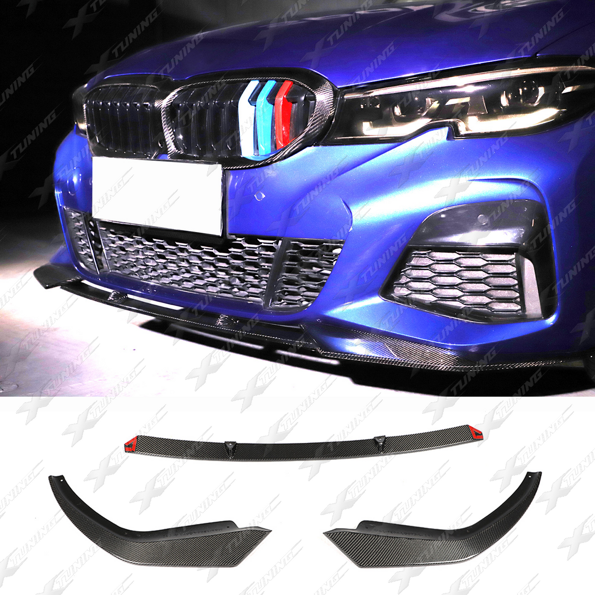BMW G20/G21 Frontlippe – Echtcarbon – FSG2003