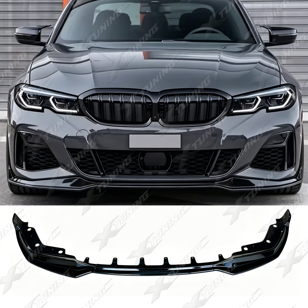 BMW G20/G21 Frontlippe C-Style – Schwarz Glanz – FSG2016