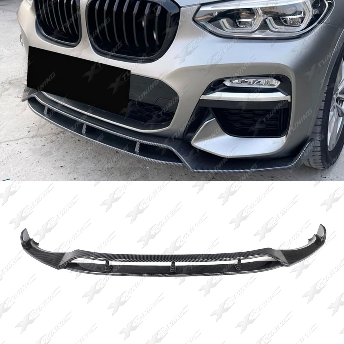 BMW G01/G02 Frontlippe D-Style – Carbon-Optik – FSG0103