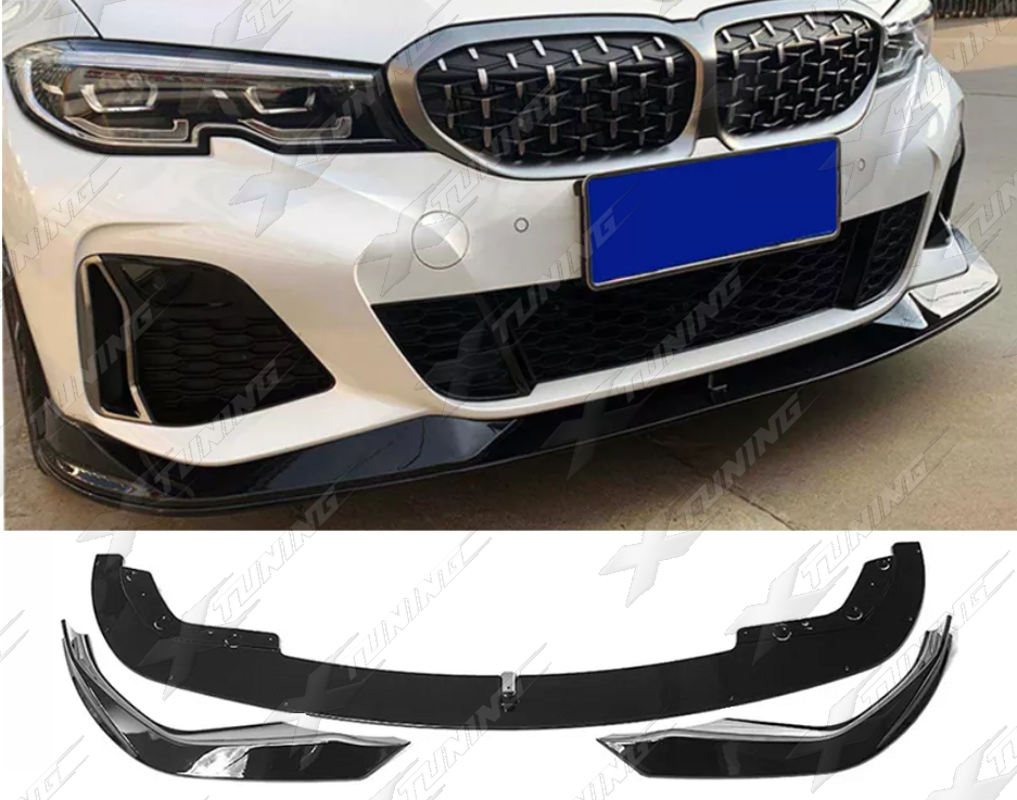 BMW G20/G21 Frontlippe A-Style – Schwarz Glanz – FSG2002