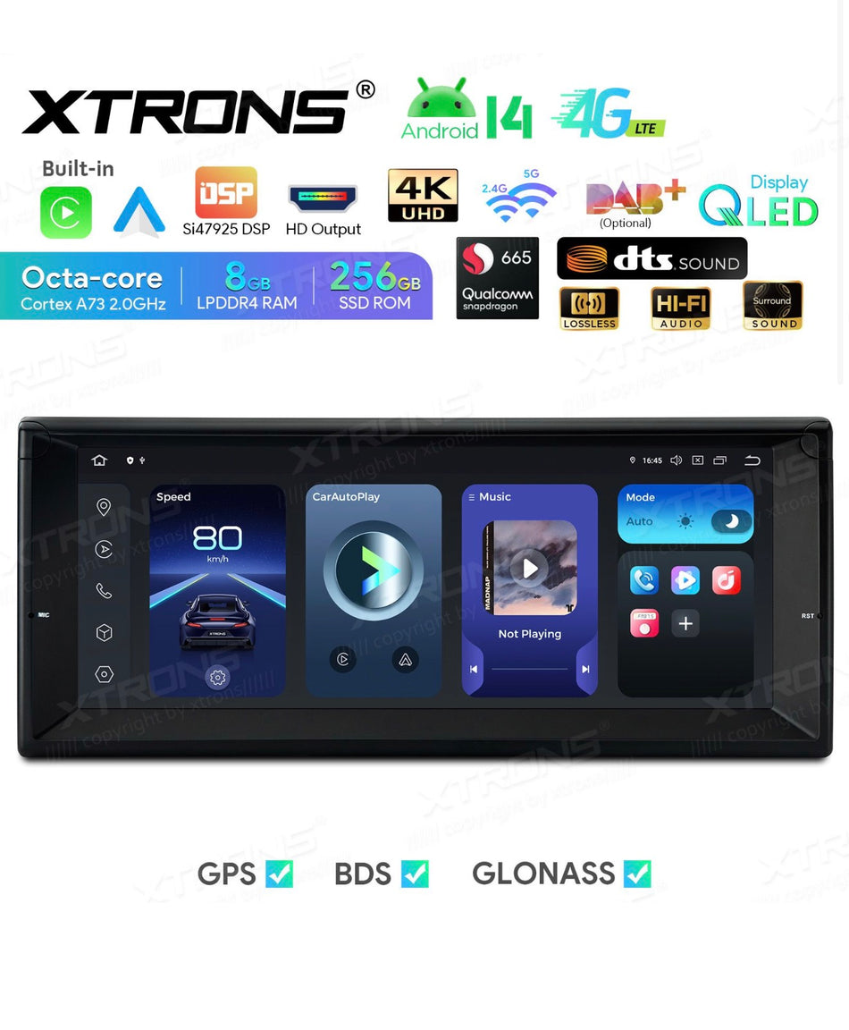 XTRONS IQ1439IBUS – Android 13 Autoradio für BMW E39 / E38