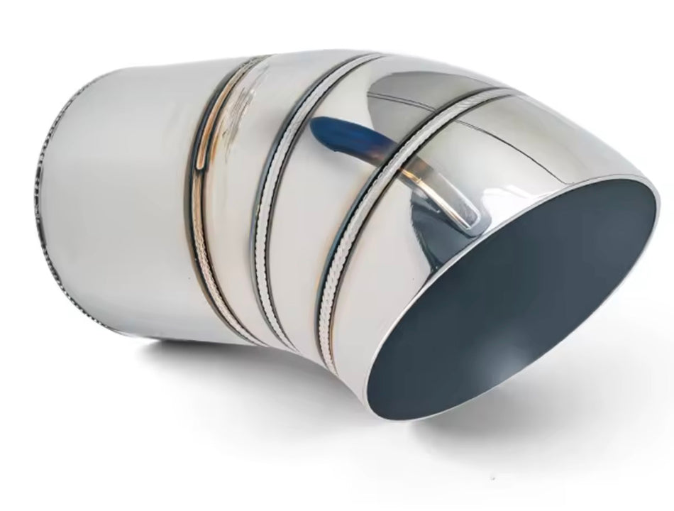 90 mm Auspuffblenden – Edelstahl / Burned - Diesel Look