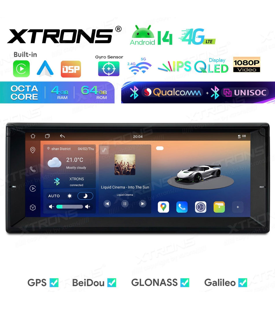 XTRONS IM1439BH – 10.25” Android 14 Autoradio für BMW E38 / E39