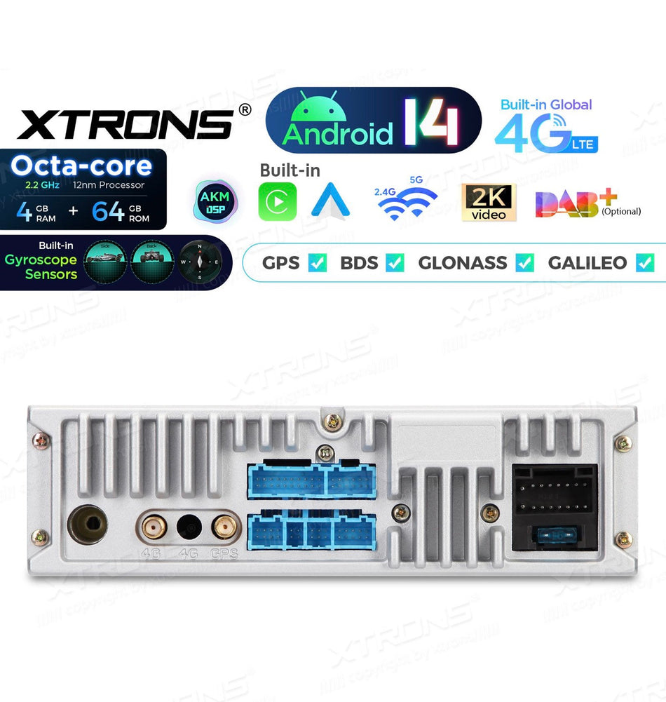 XTRONS PX1439BLHGS – 10.25” Android 14 Autoradio für BMW E39