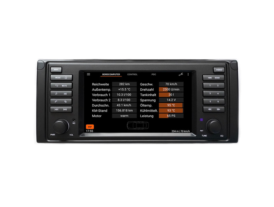 XTRONS IQ7439BL – Android 13 Autoradio für BMW E39 / E38