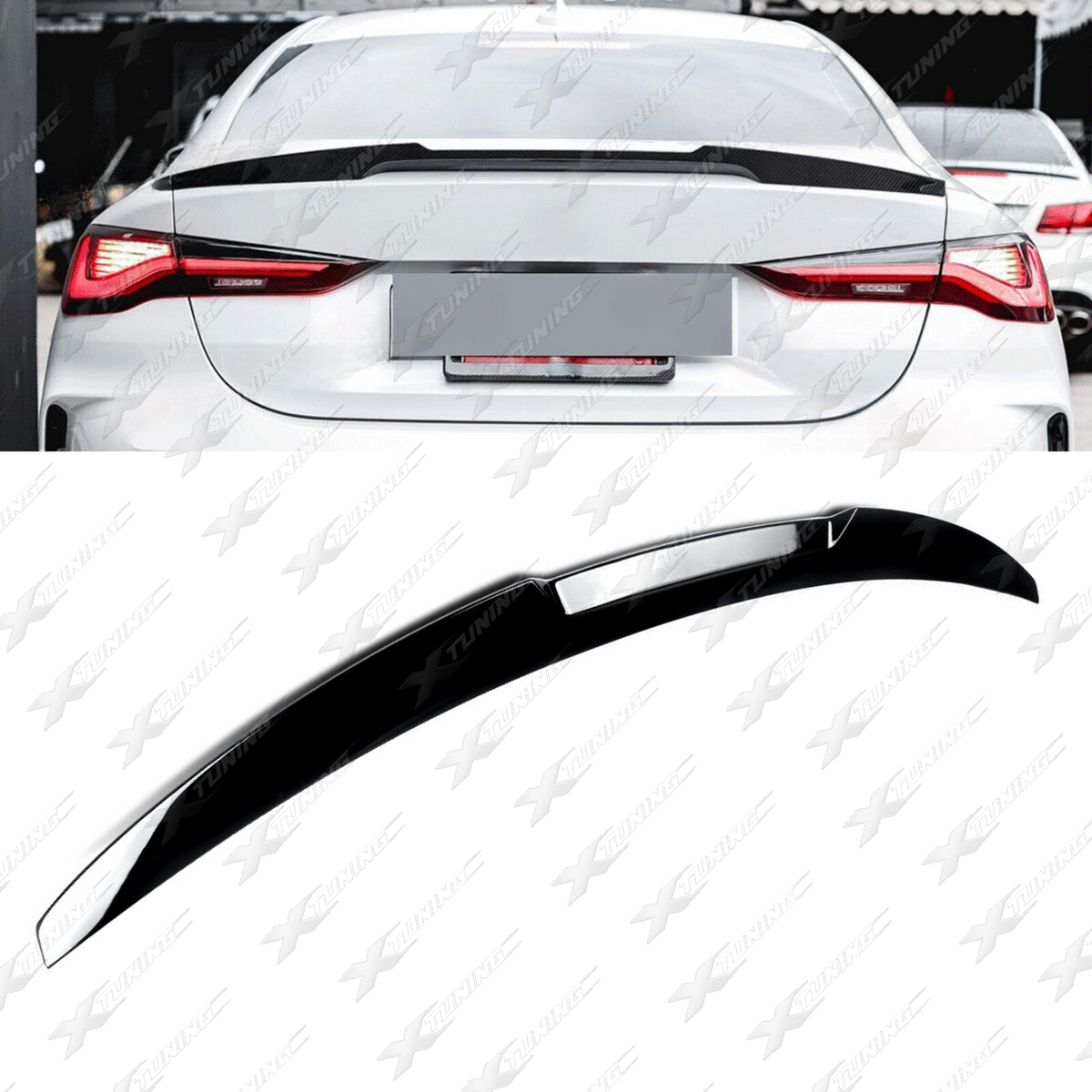 BMW G22/G82 Heckspoiler M4-Style – Schwarz Glanz – HSG8233