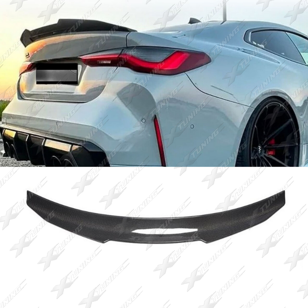 BMW G22/G82 Heckspoiler PSM-Style – Echtcarbon – HSCG8204
