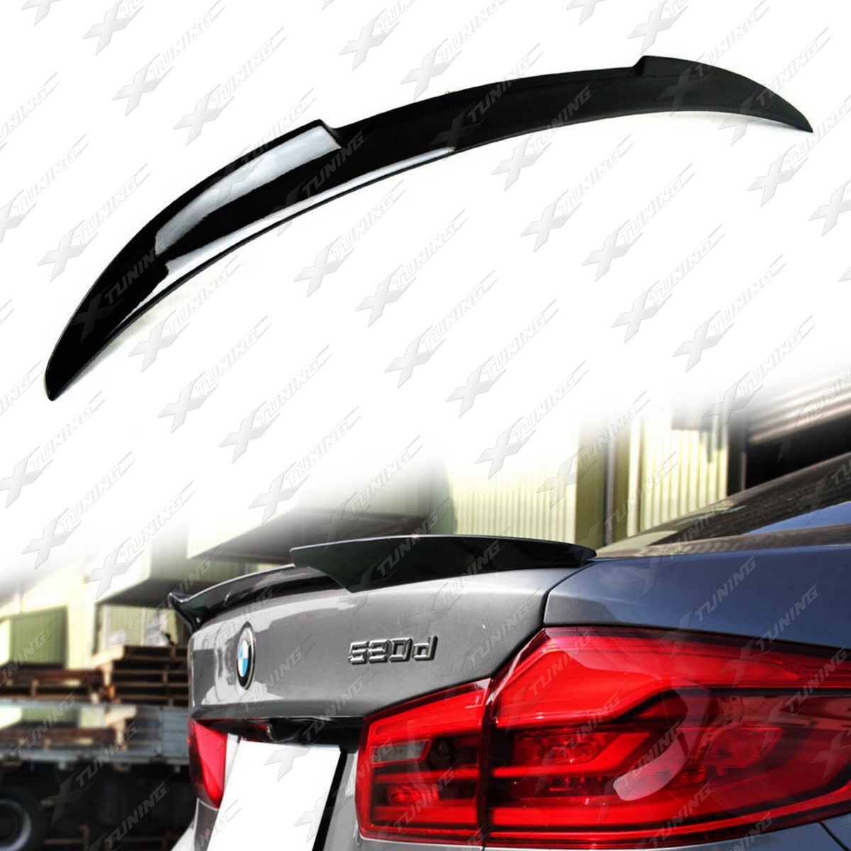 BMW F90/G30 Heckspoiler M4-Style – Schwarz Glanz – HSG3003