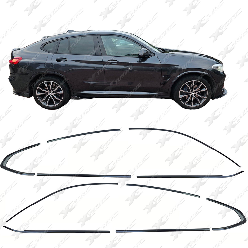 BMW G02 Zierleisten – Schwarz Glanz – ZLG0201