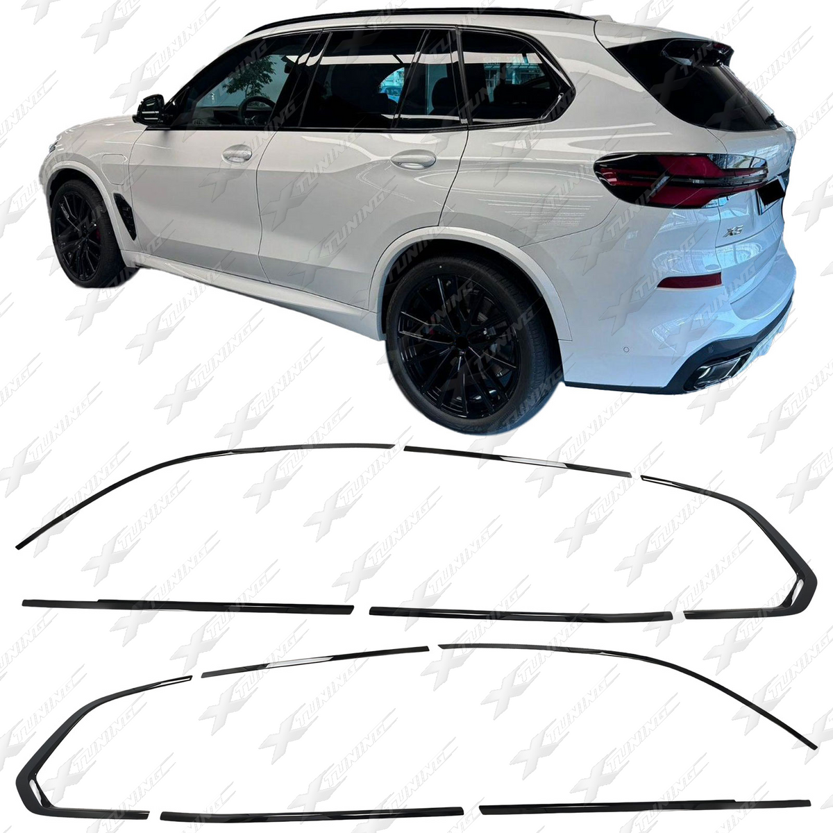 BMW G05 Zierleisten – Schwarz Glanz – ZLG0501