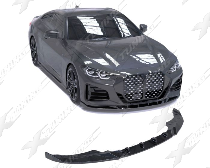BMW G22/G23 Frontlippe AP-Style – Schwarz Glanz – FSB4G2201