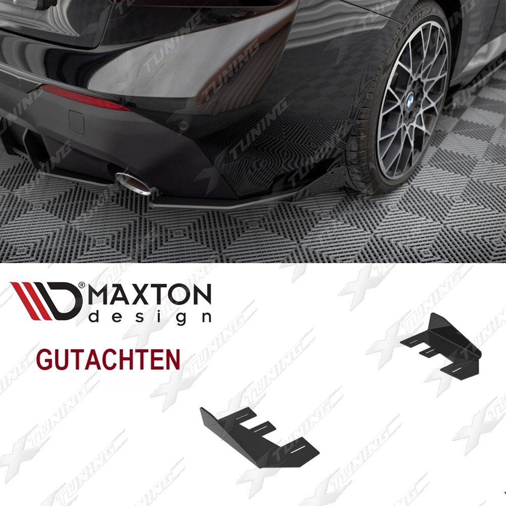 BMW G42 Diffusor-Flaps Maxton Design – Schwarz Glanz – HDG42MX01