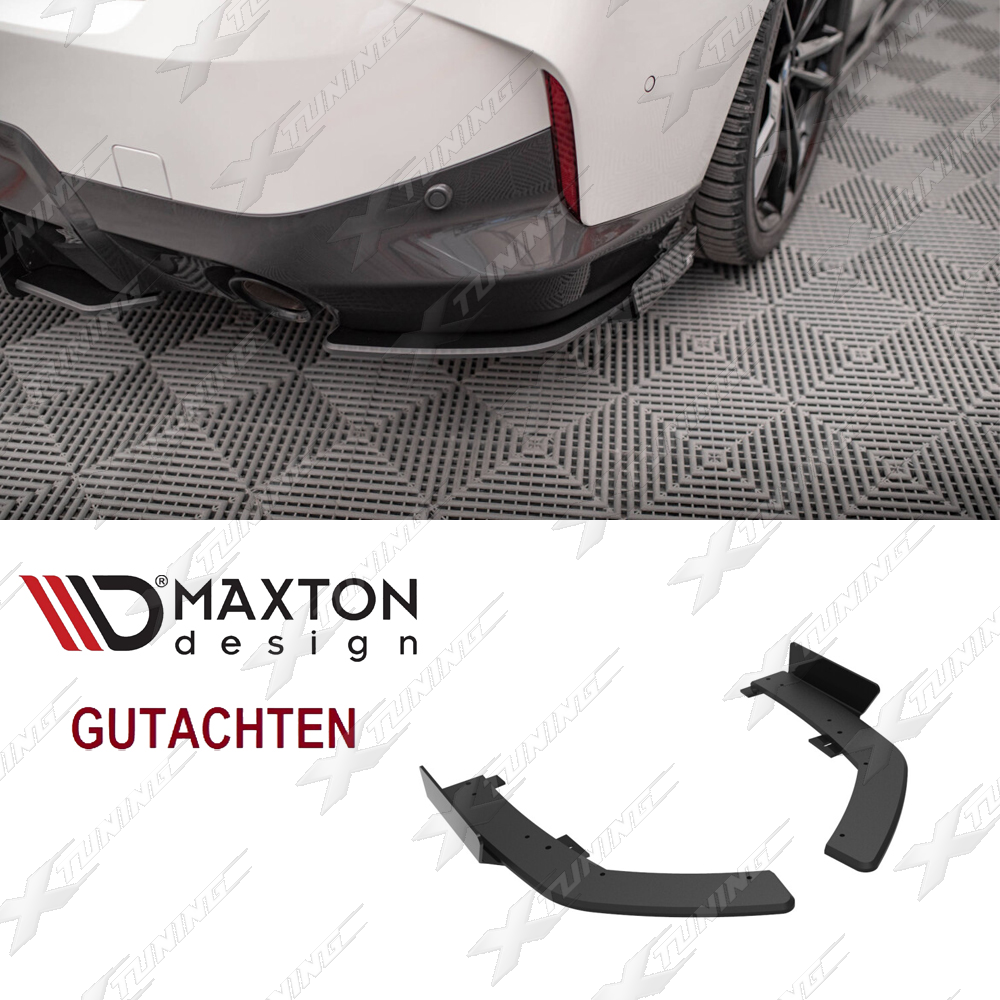 BMW G42 Diffusor-Flaps Maxton Design – Schwarz Matt / Glanz – HDG42MX09