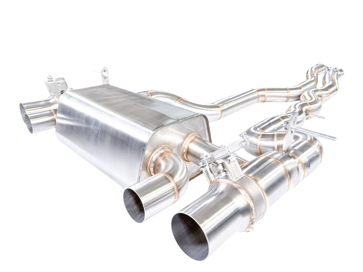 Hurricane Duplex-Abgasanlage Ø 89 mm Equal Length V.2 – BMW M3 F80 / M4 F82/F83 | BMW-MX-F8X-EQL-ETC-KAT-V2
