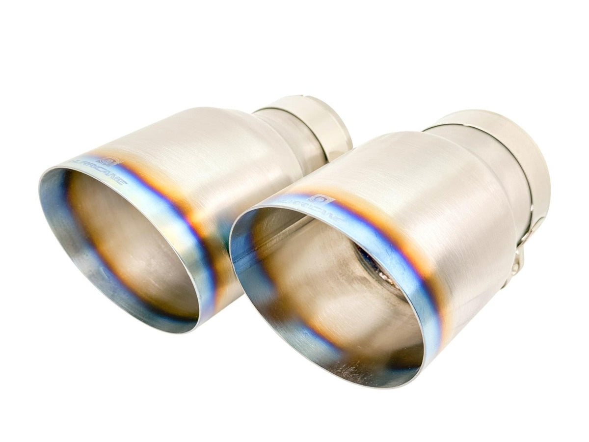 Hurricane 2er-Set Endrohre Ø 101 mm – BMW M135i/M140i F20/F21, M235i/M240i F22/F23, 335i F30 und 435i/440i F32/F33/F36 | HE10551