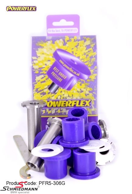 Powerflex Schräglenkerlager BMW E21 – einstellbarer Satz