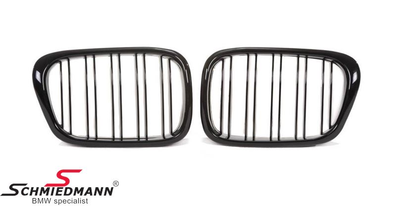 Münich Edition Doppelsteg-Nierensatz Facelift Schwarz – BMW E39
