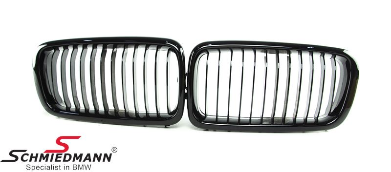 Münich Edition Nierensatz Schwarz glänzend – BMW E38