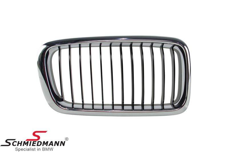 BMW Original Niere Facelift Chrom/Schwarz – E38