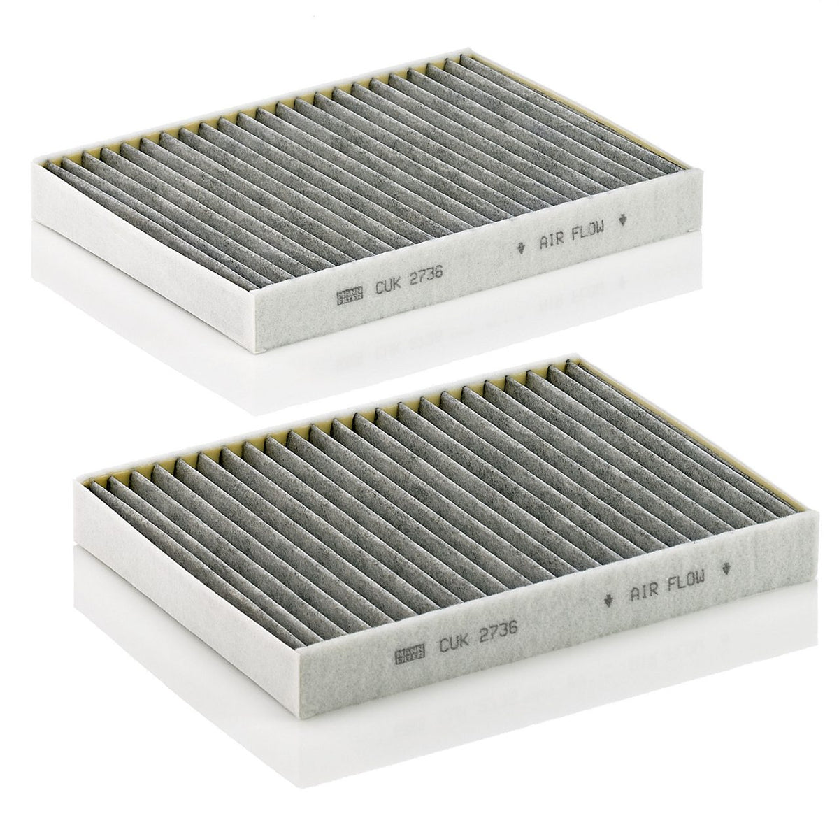 MANN-FILTER CUK 2736-2 Aktivkohle-Innenraumfilter-Satz – BMW E39