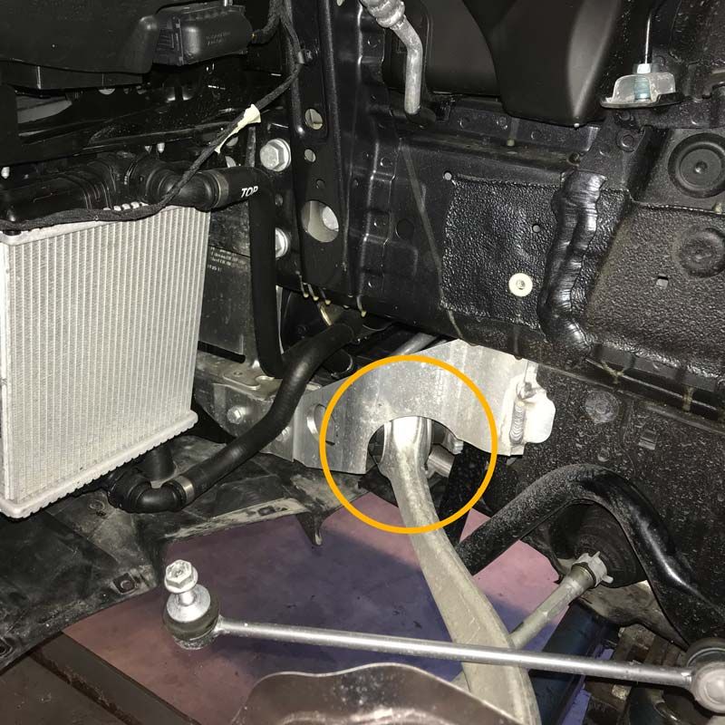 Millway Uniball-Lager Zugstrebe STREET passend für F2x F3x Vorderachse BMW