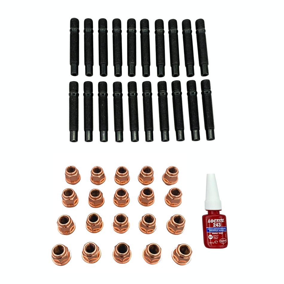Motorsport Stehbolzen Kit 12mm x 1,5 gemischtes Kit (10x75mm + 10x90mm)