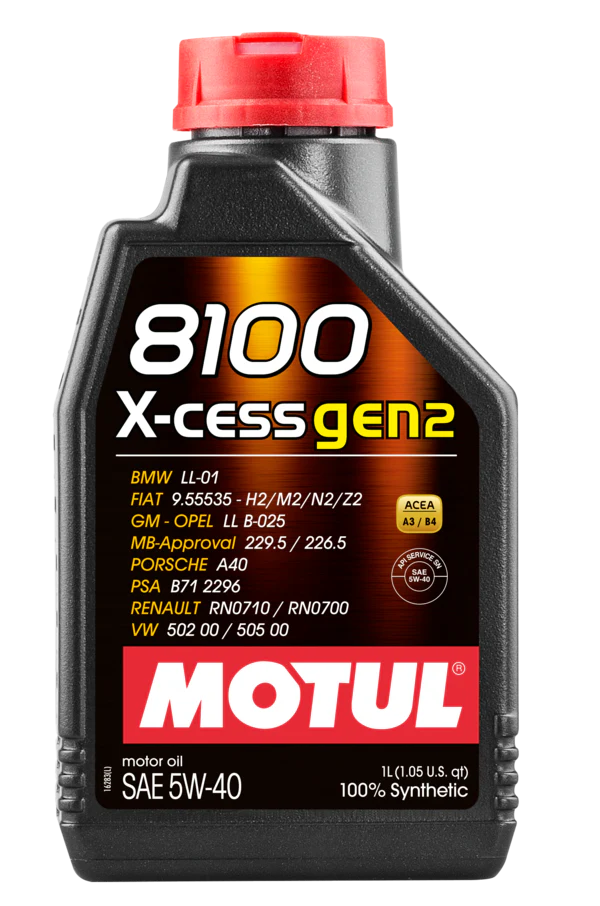 Motul 8100 X-CESS GEN2 5W-40 1 Liter – BMW Longlife-01
