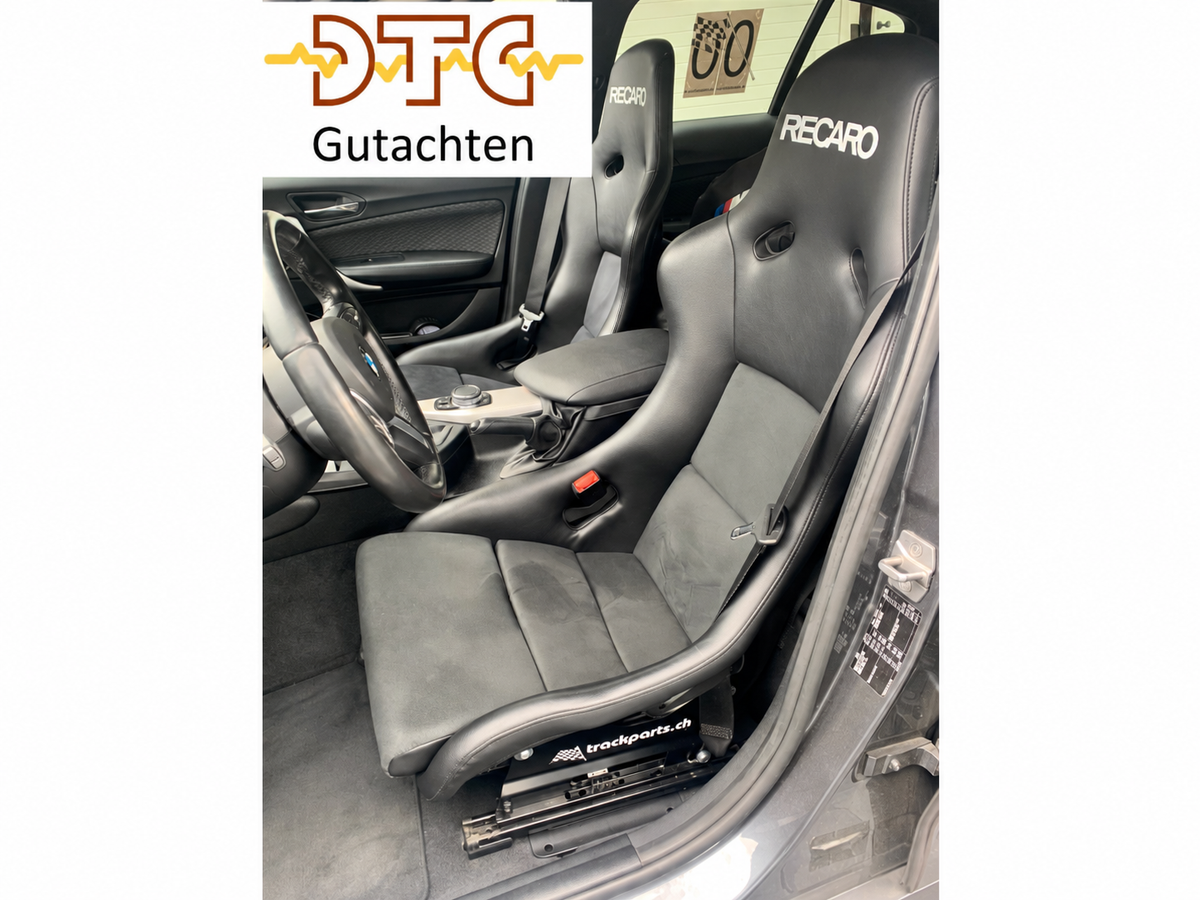 Recaro Einbaubeispiel BMW F-Serie – Angebot umfasst Umbaukit ohne Sitze