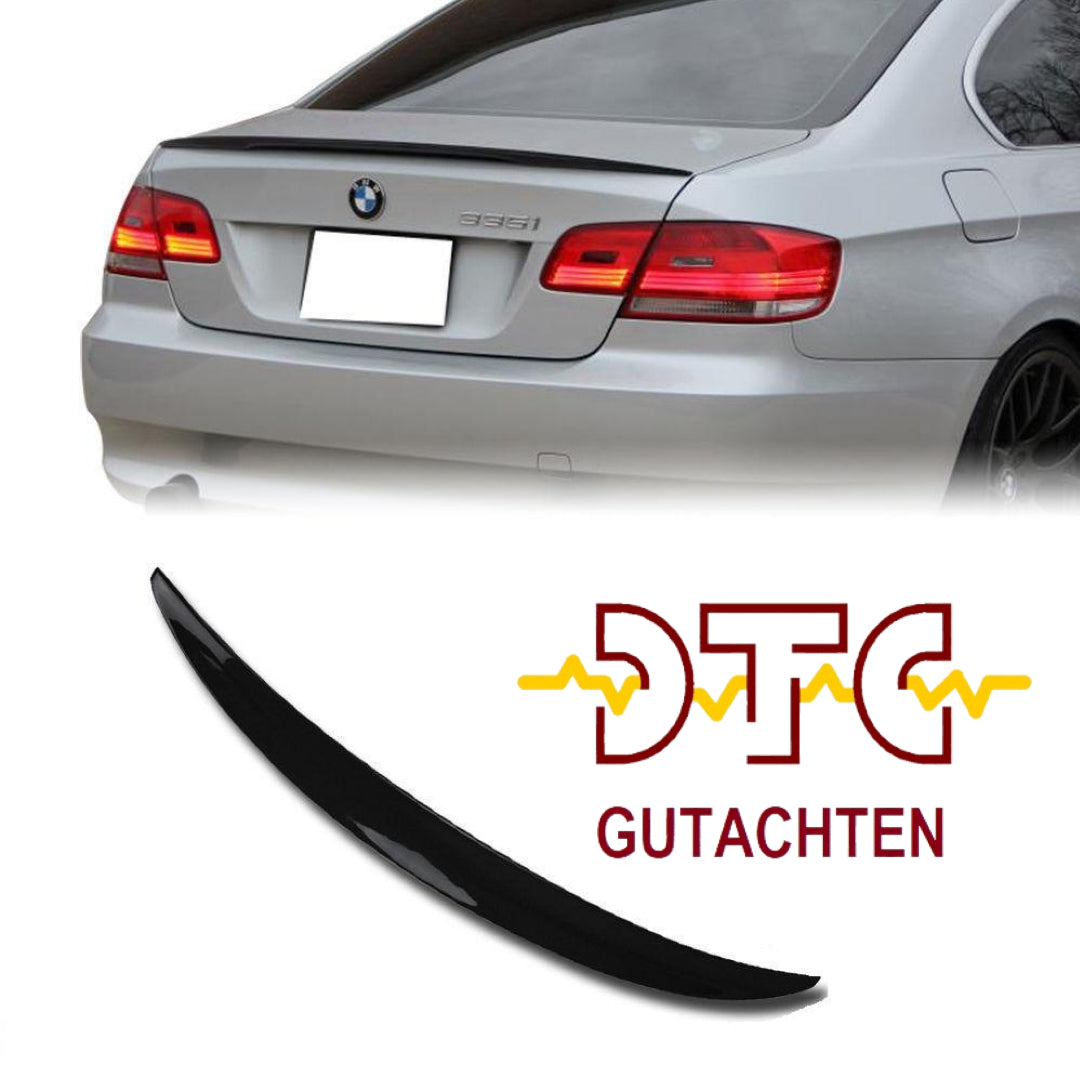 BMW E92 Coupé Heckspoiler P-Type – Schwarz Glanz | DTC