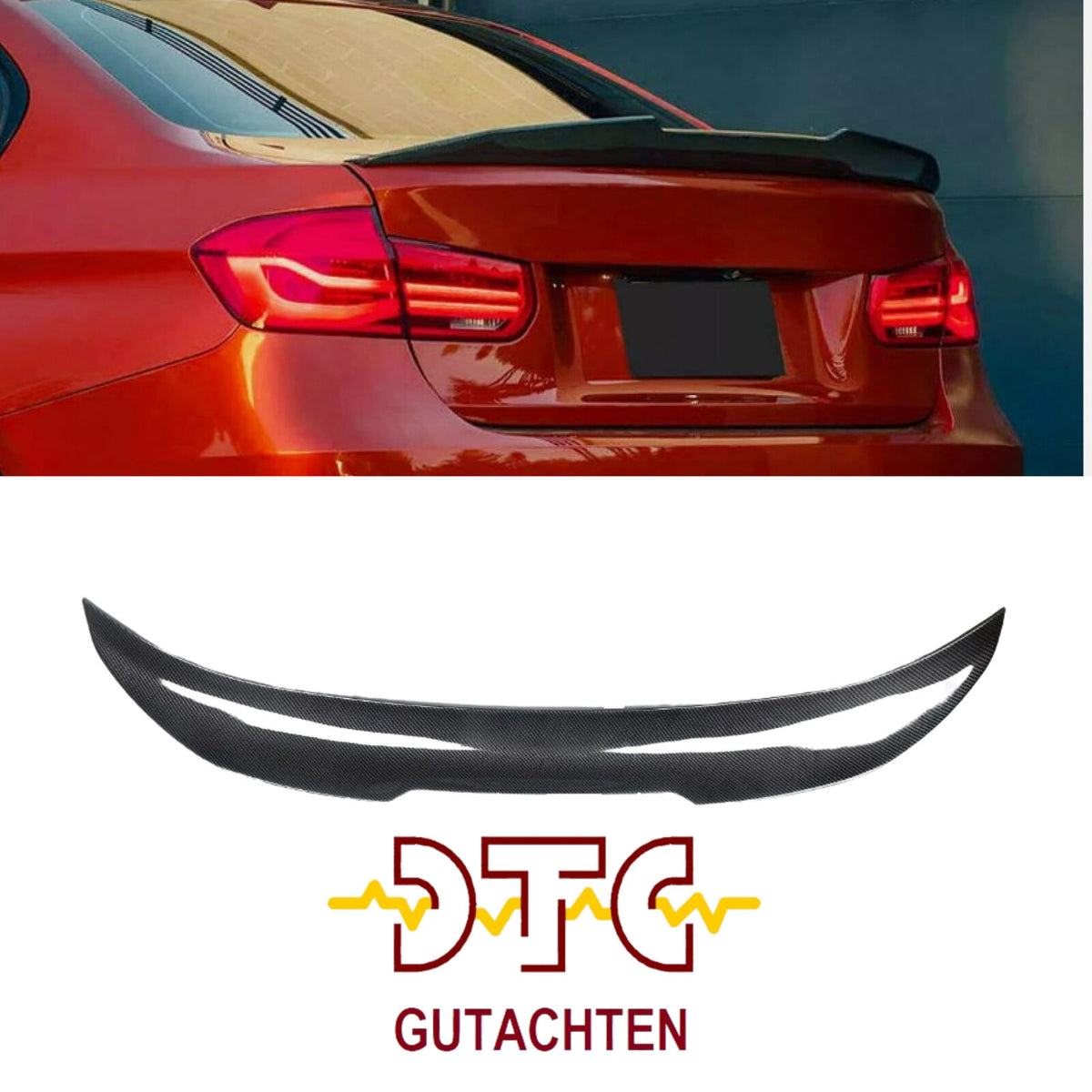 BMW F30 / F80 Heckspoiler PSM-Type – Carbon-Optik | DTC
