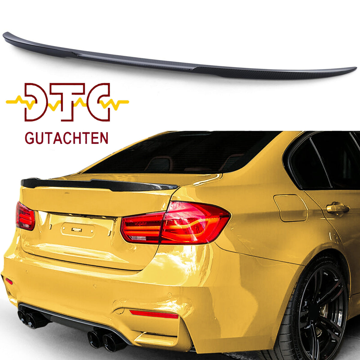 BMW F30 F80 Heckspoiler M4-Type Carbon-Optik